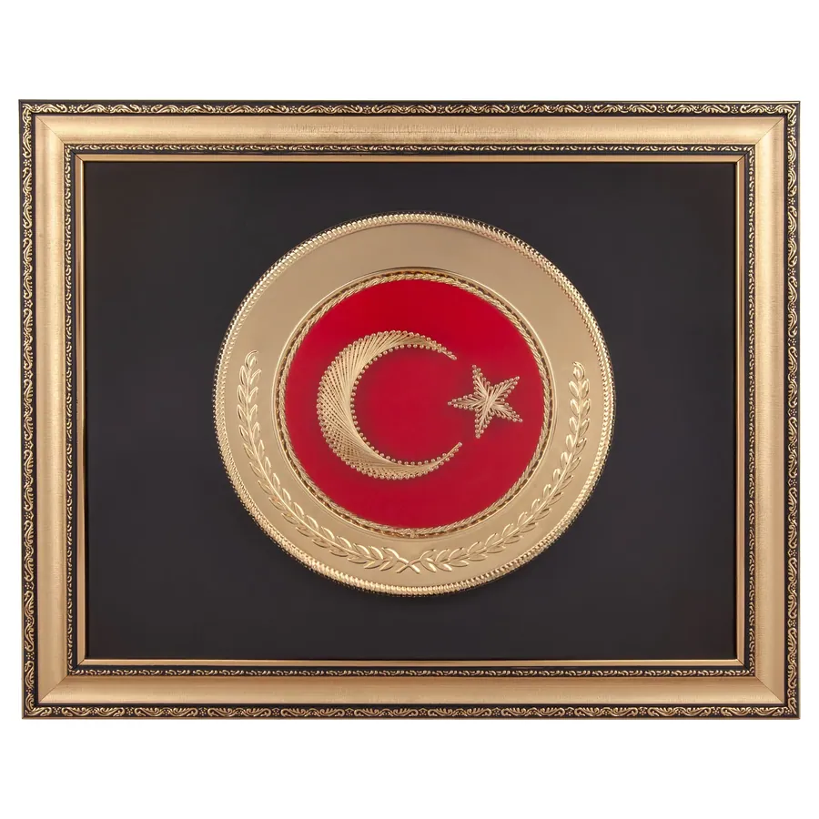 Alpagut Altın Ayyıldız Arma Tablo