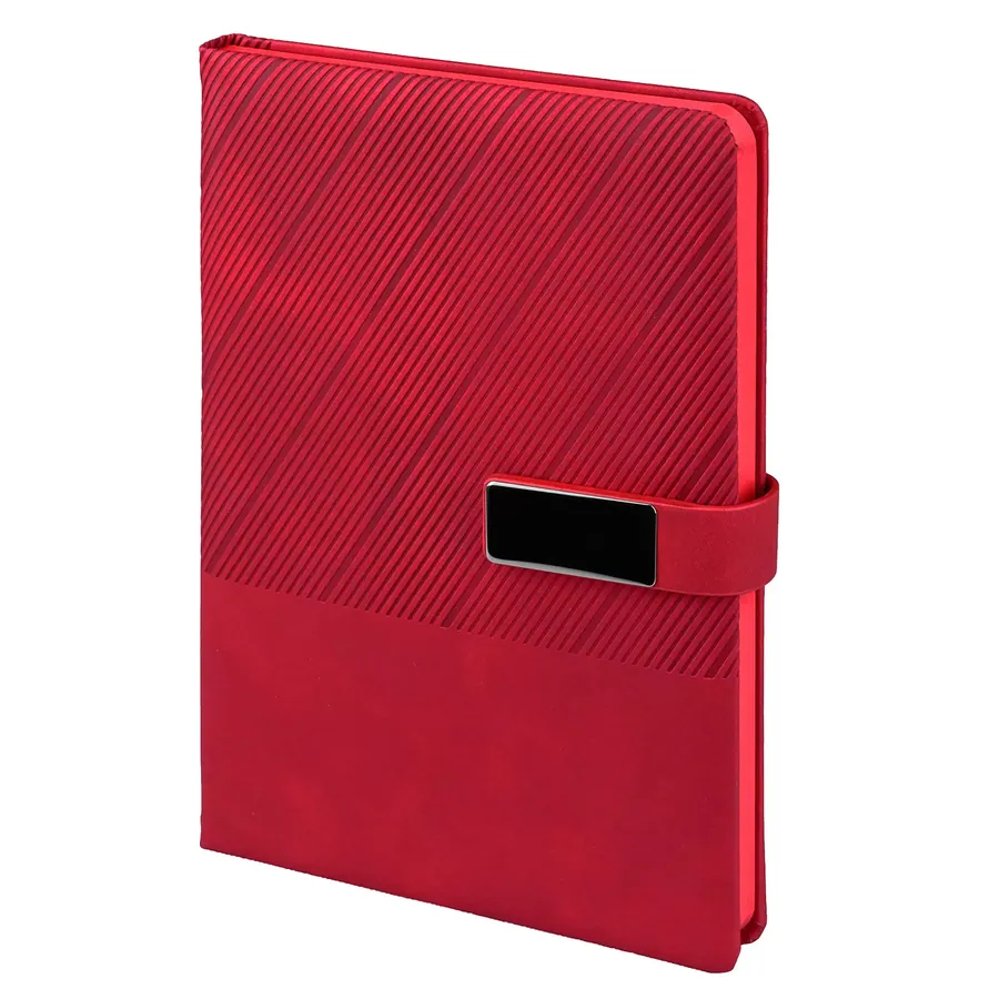 Kavaklıdere Kırmızı Tarihsiz Defter (15x21 cm)