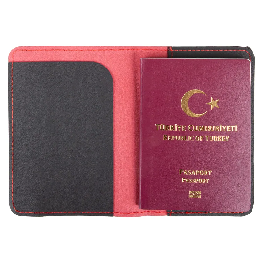 Pasaportluk Kırmızı Deri