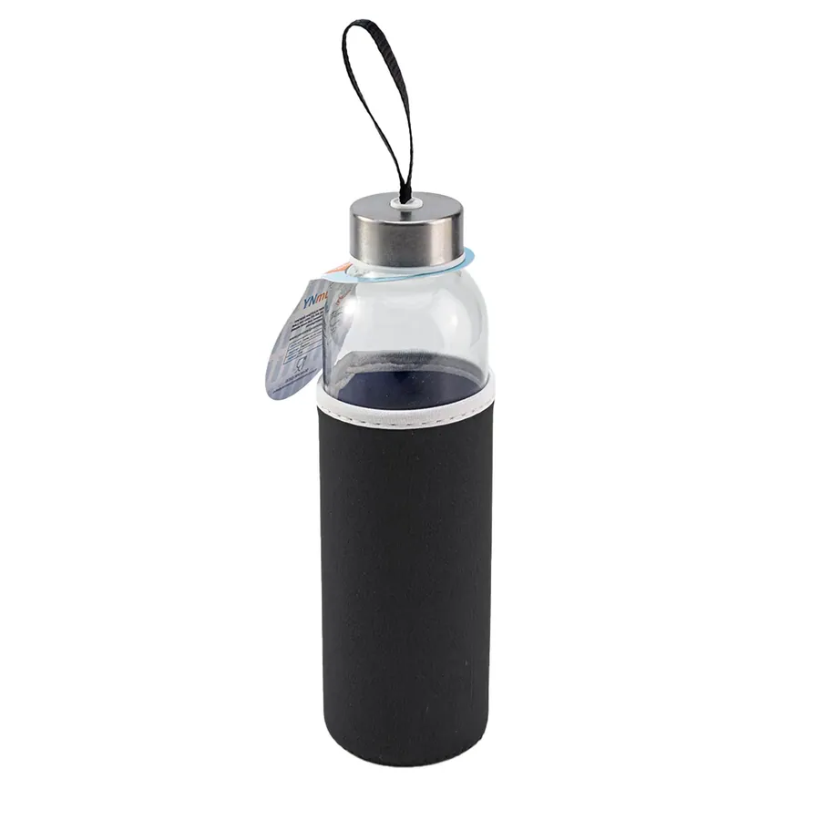 Ladoga Siyah 550 ml Cam Matara