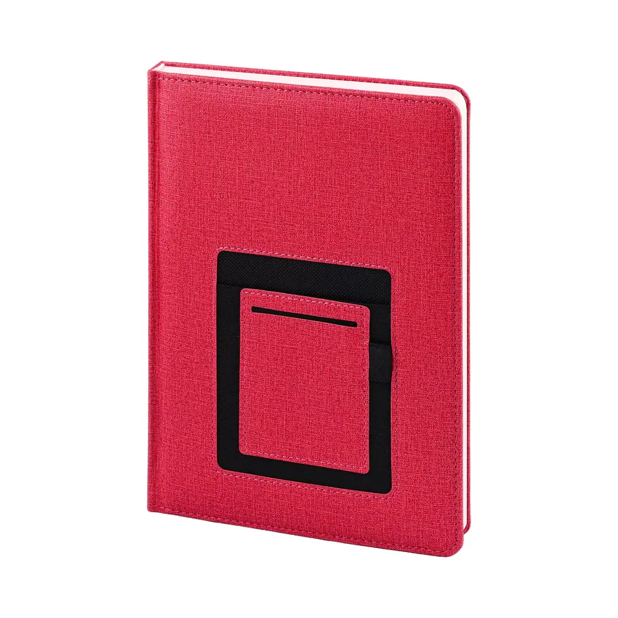 Meşrutiyet Kırmızı Tarihsiz Defter (15x21 cm)
