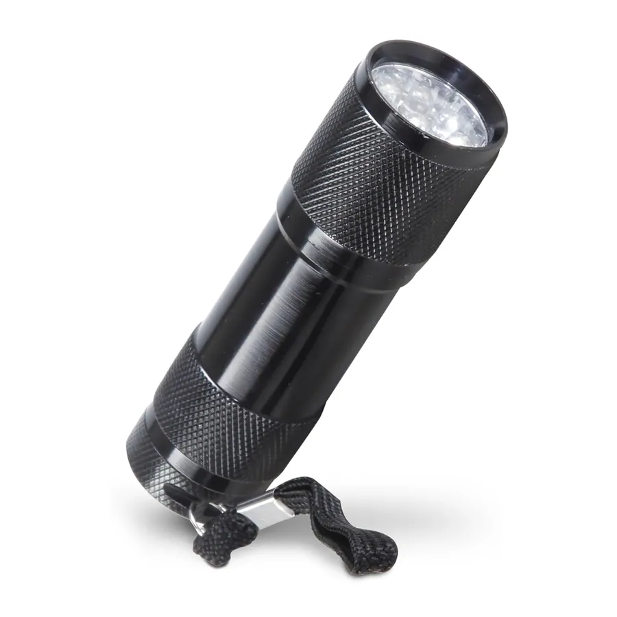 İspinoz Siyah 9 LED El Feneri