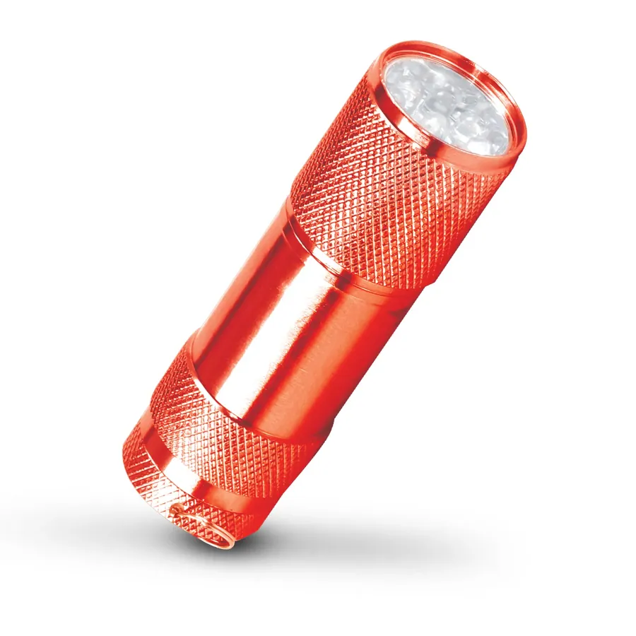 İspinoz Kırmızı 9 LED El Feneri