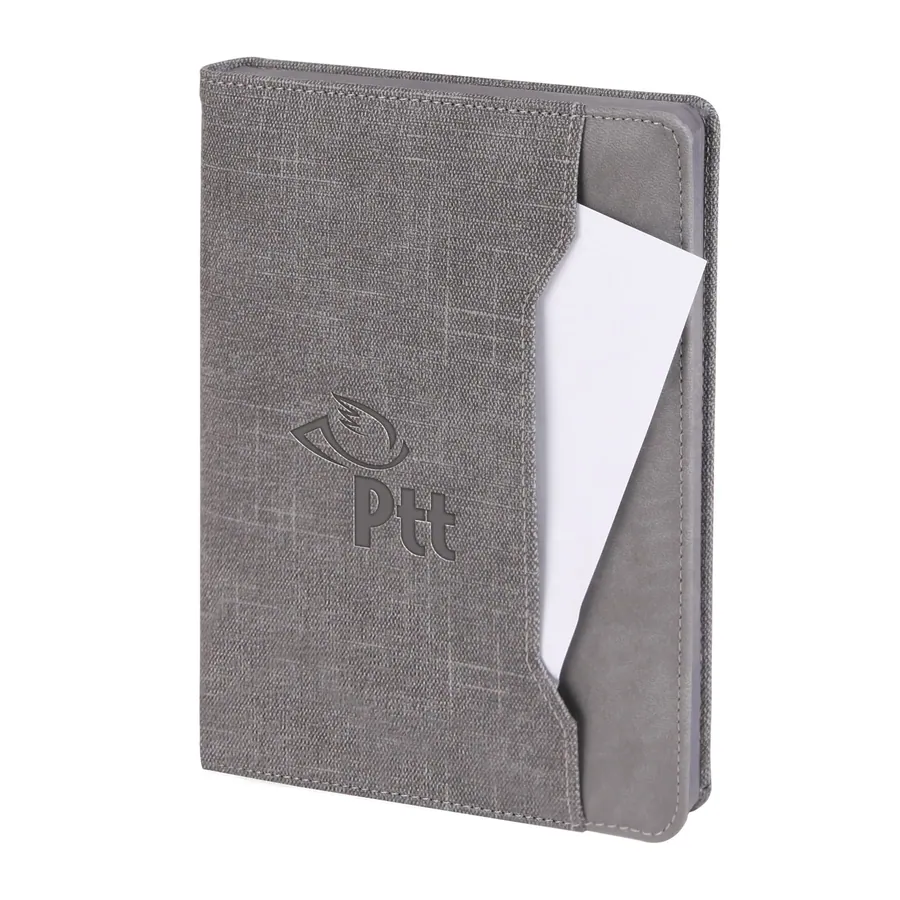 Koru Gri Tarihsiz Defter (15x21 cm)