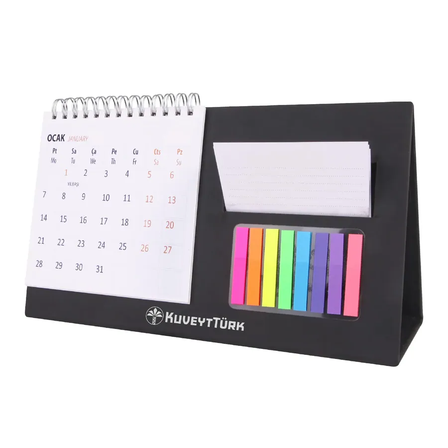 Pm-02 Postitli Üçgen Masa Takvimi