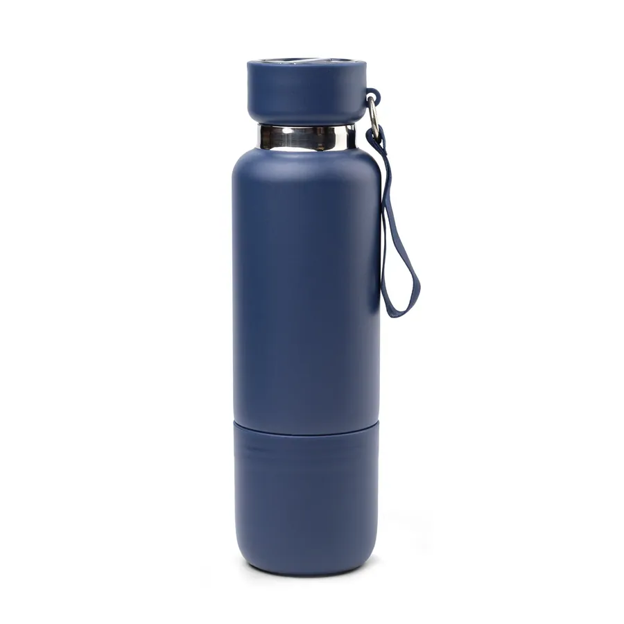 Uludağ Lacivert 500 ml Bardaklı Termos