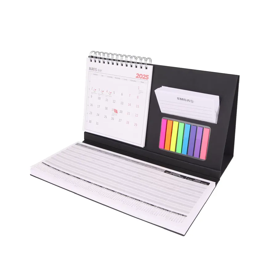Pm-01 Postitli Üçgen Masa Takvimi