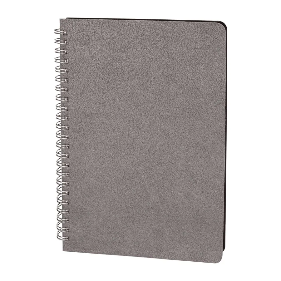 Akyurt Gri Spiralli Tarihsiz Defter (13x21 cm)