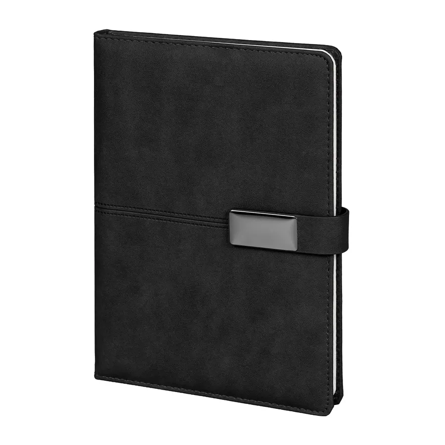 Beysukent Siyah Tarihsiz Defter (15x21 cm)