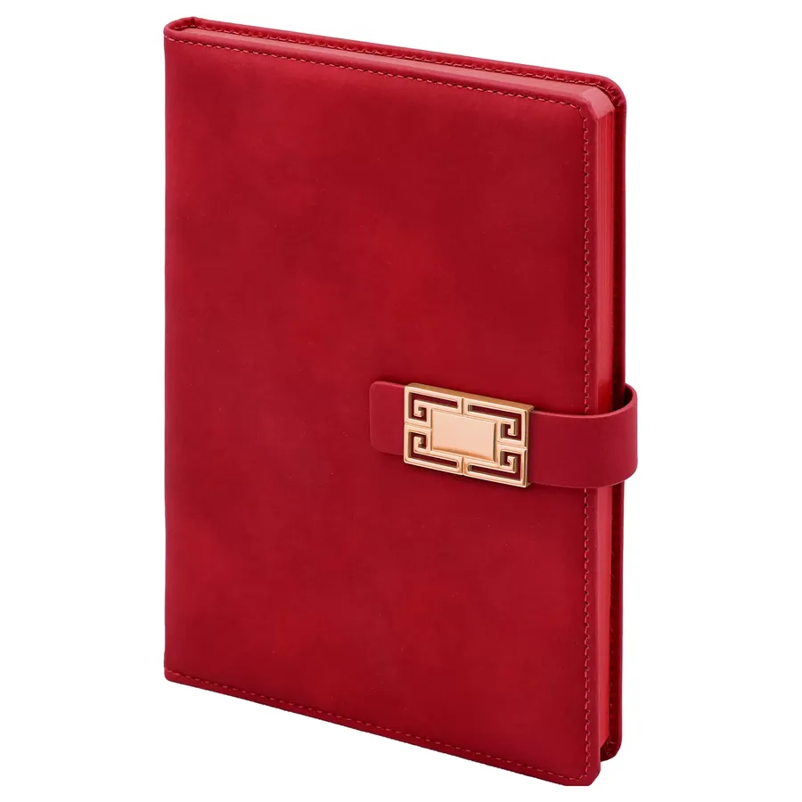 Öveçler Kırmızı Tarihsiz Defter (15x21 cm)