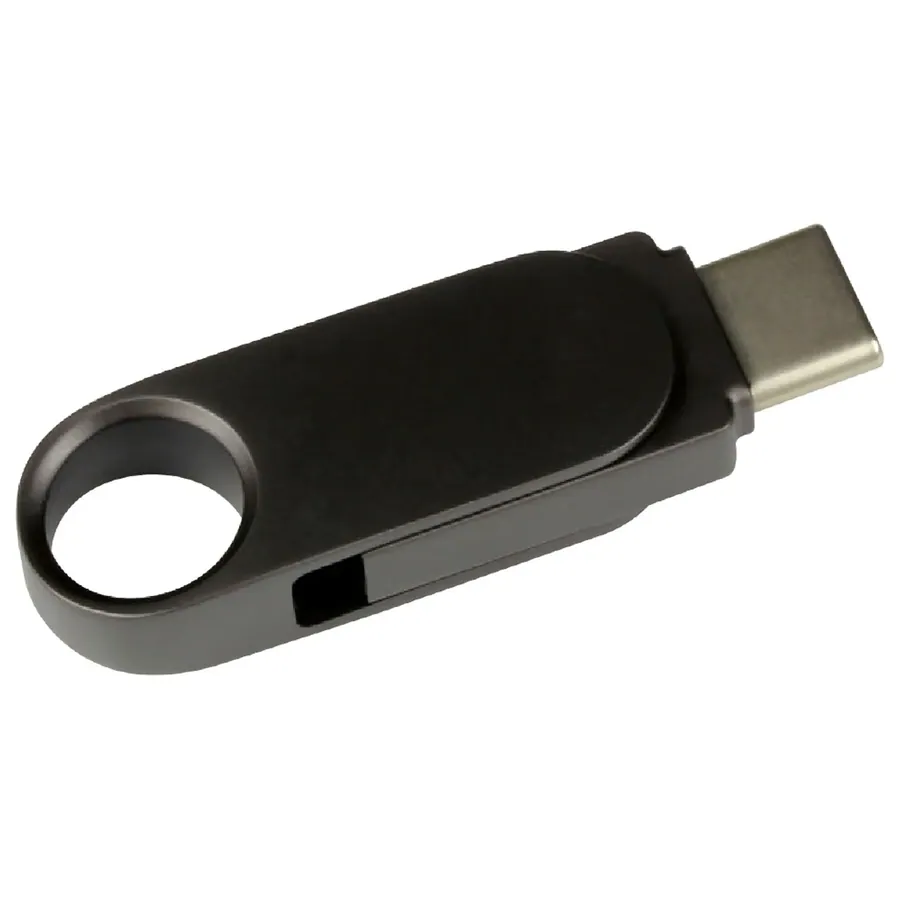 Bolkar Siyah 32 GB Mini Type-C Otg Metal USB Bellek