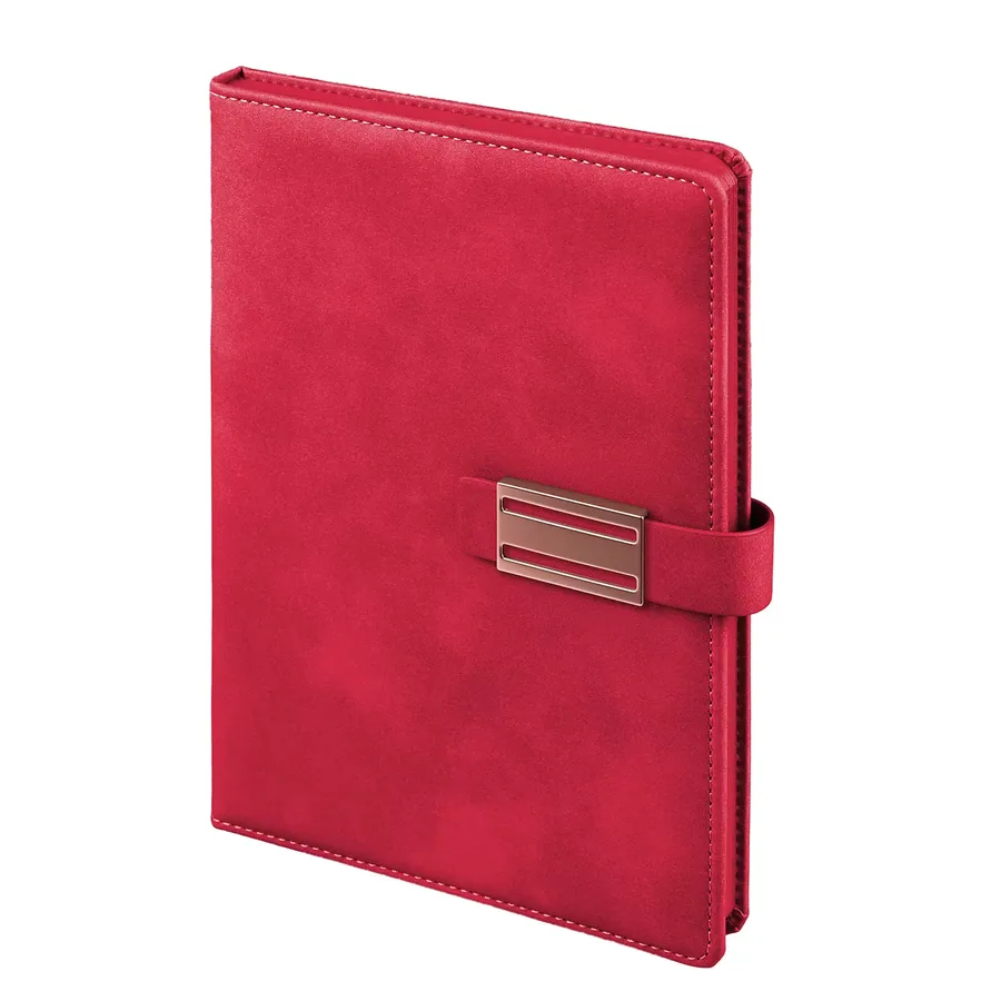 Akıncı Kırmızı Tarihsiz Defter (15x21 cm)
