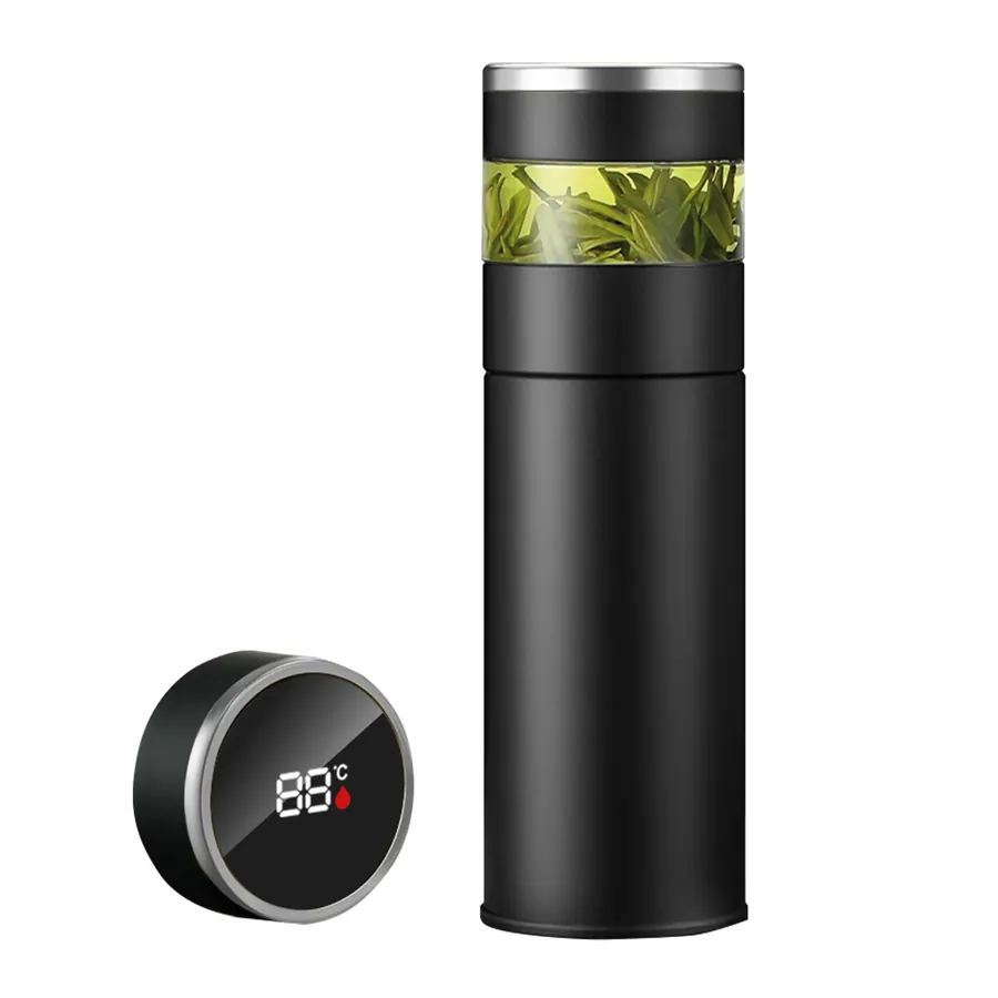 Akşehir Siyah 450 ml Dereceli Termos