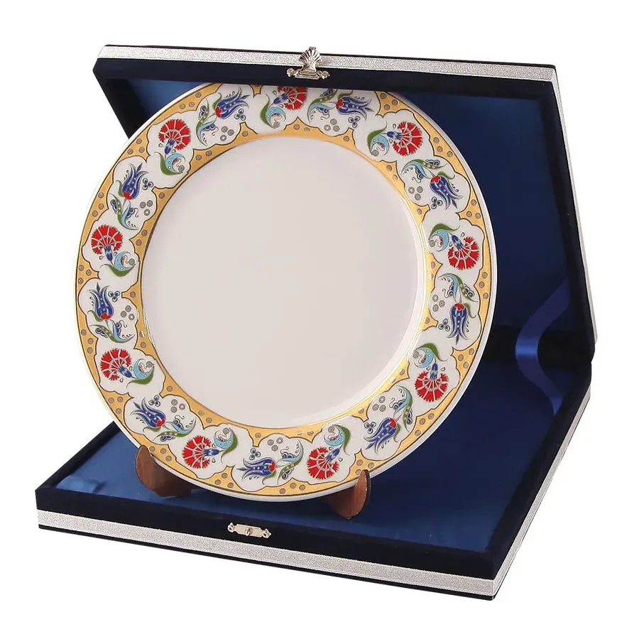 Ypt-04 Yaldız İşlemeli Plaket Tabak
