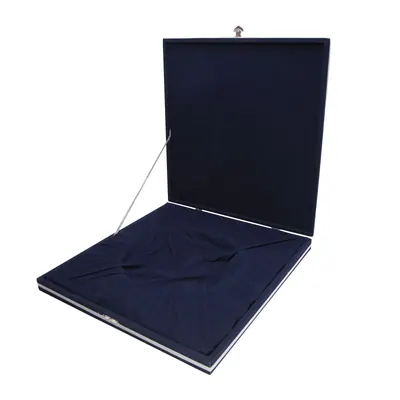 Denim Lacivert Kadife Tabak Kutusu (27x27 cm)