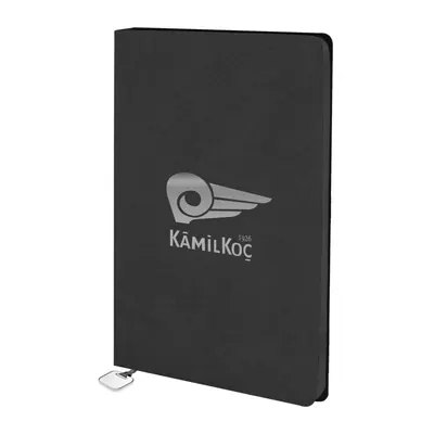 Maltepe Siyah Tarihsiz Defter (13x21 cm)