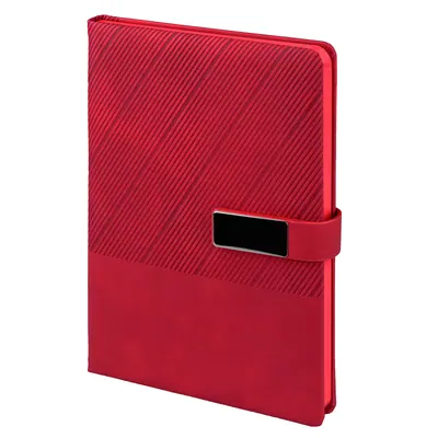 Kavaklıdere Kırmızı Tarihsiz Defter (15x21 cm)