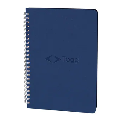 Akyurt Lacivert Spiralli Tarihsiz Defter (13x21 cm)