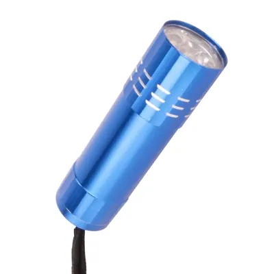 Kanarya Lacivert 9 LED El Feneri