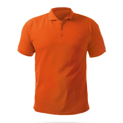 Açelya Turuncu L Polo Yaka Tişört