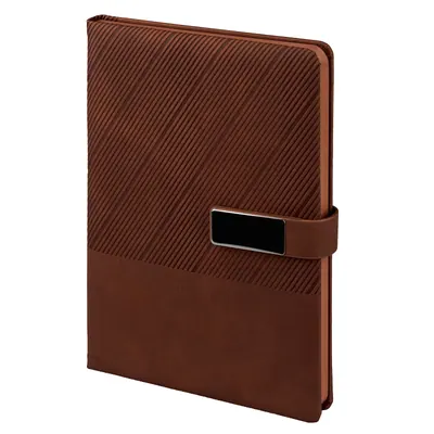 Kavaklıdere Kahverengi Tarihsiz Defter (15x21 cm)