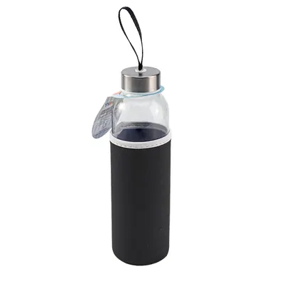 Ladoga Siyah 550 ml Cam Matara