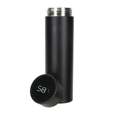 Beyşehir Siyah 500 ml Dereceli Termos