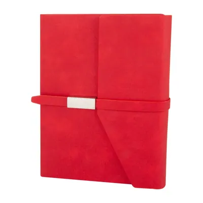 Mogan Kırmızı Tarihsiz Defter (15x21 cm)