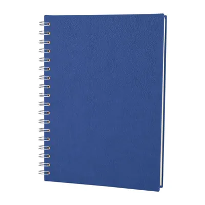Altındağ Lacivert Kareli Spiralli Tarihsiz Defter (17x24 cm)