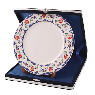 Ypt-06 Yaldız İşlemeli Plaket Tabak