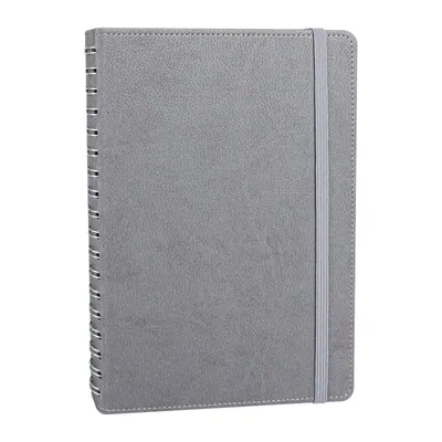 Söğütözü Gri Spiralli Tarihsiz Defter (17x24 cm)