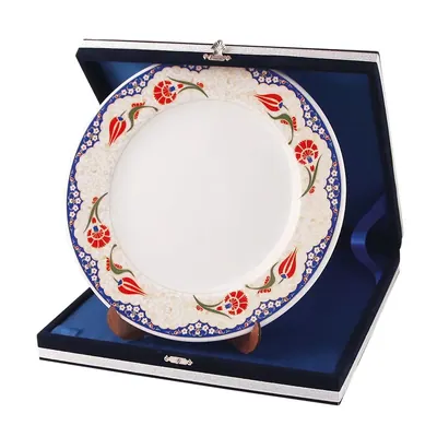 Ypt-01 Yaldız İşlemeli Plaket Tabak