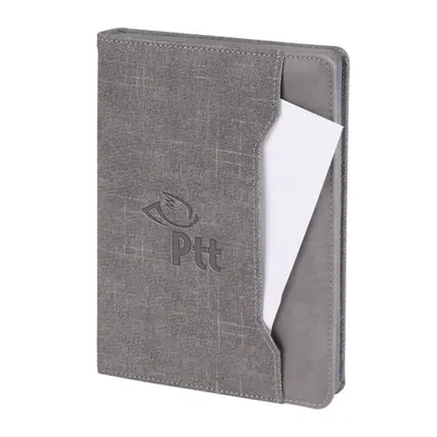 Koru Gri Tarihsiz Defter (15x21 cm)