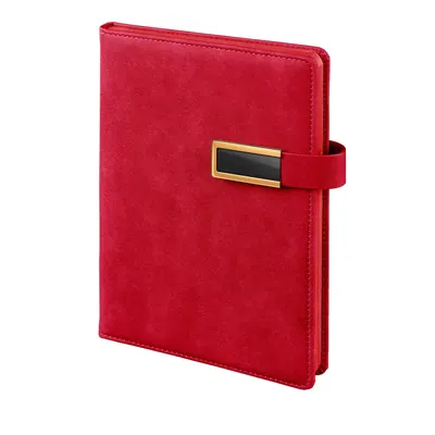 Anafartalar Kırmızı Tarihsiz Defter (15x21 cm)