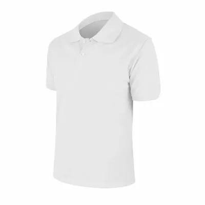 Begonya Beyaz XL Polo Yaka Tişört