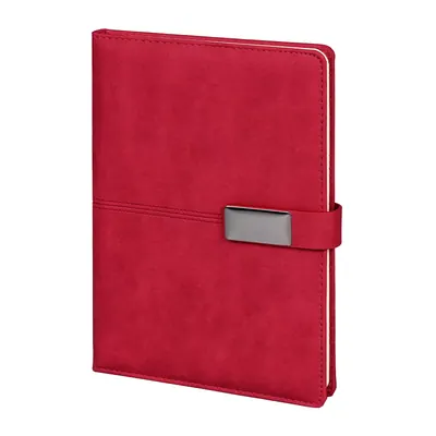 Beysukent Kırmızı Tarihsiz Defter (15x21 cm)