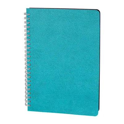 Akyurt Turkuaz Spiralli Tarihsiz Defter (13x21 cm)