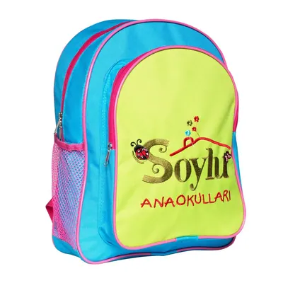 Bambu Mavi Anaokulu Çantası