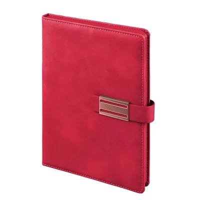 Akıncı Kırmızı Tarihsiz Defter (15x21 cm)