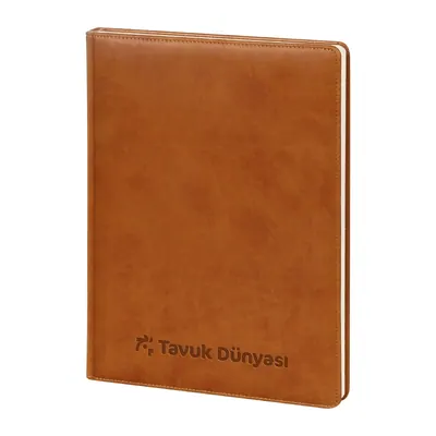 Yakacık Taba Tarihli Günlük Ciltli Ajanda (20x28 cm)