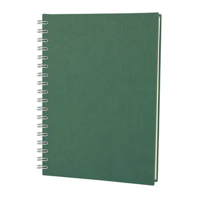 Altındağ Yeşil Kareli Spiralli Tarihsiz Defter (17x24 cm)