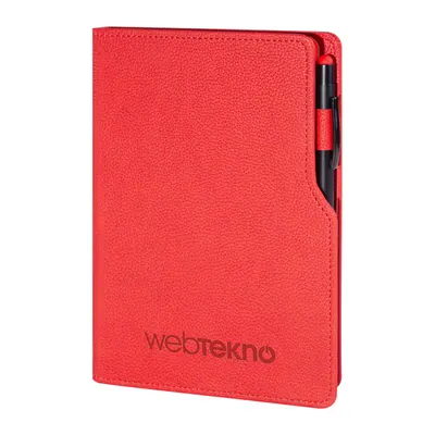 Bahçelievler Kırmızı Tarihsiz Defter (14,5x21 cm)
