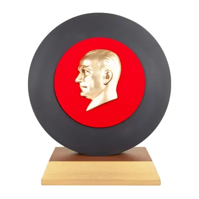 Çağdaş Atatürk Kabartmalı Plaket