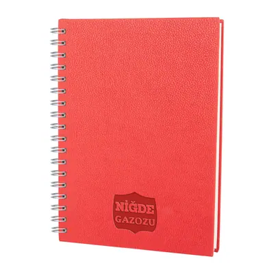 Altındağ Kırmızı Kareli Spiralli Tarihsiz Defter (17x24 cm)