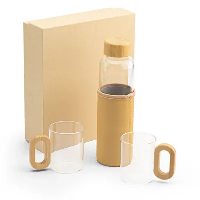 Yudum 550 ml Cam Matara Seti