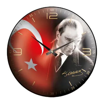 Kriyos207 Plastik Kasa Duvar Saati (350 mm)