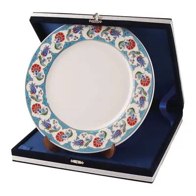 Pt-01 Düz İşlemeli Plaket Tabak
