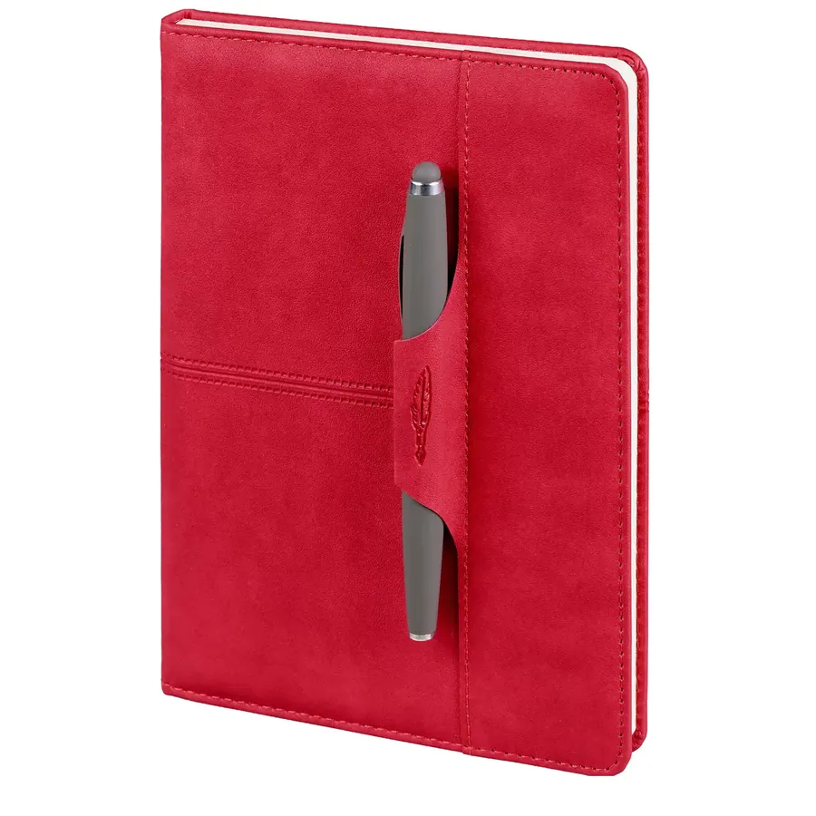 Atakule Kırmızı Tarihsiz Defter (15x21 cm)