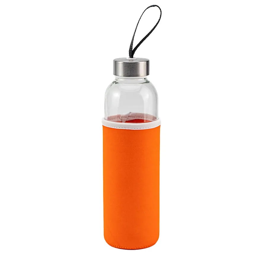 Ladoga Turuncu 550 ml Cam Matara