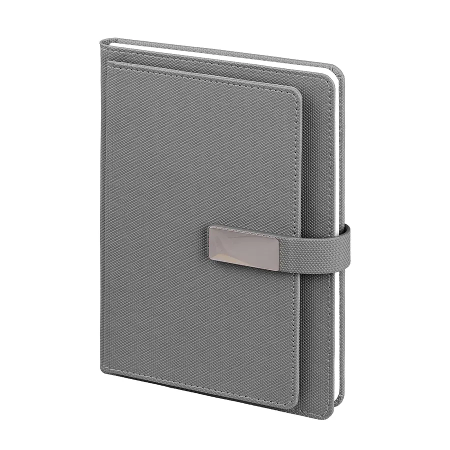 Bestekar Gri Tarihsiz Defter (15x21 cm)
